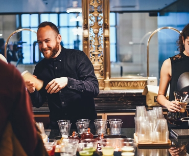Kerstdiner 2019. Met het team bij restaurant A La Carte.